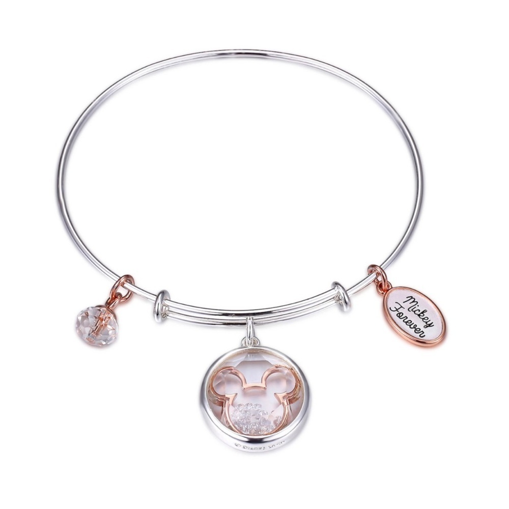 Disney Mickey Forever Stainless Steel Bangle Bracelet